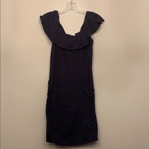 Velvet by Graham & Spencer Dark Blue Cotton Dress